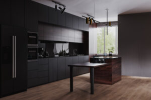 modern-dark-kitchen-dining-room-interior-with-furniture-kitchenware